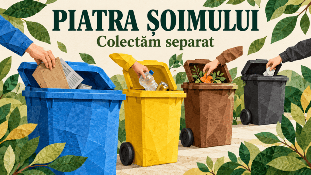 Piatra Șoimului: două zile pentru reziduale, una pentru biodeșeuri
