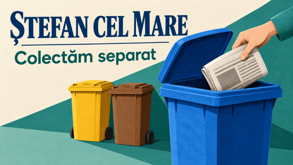 Ștefan cel Mare: colectarea de marți și cea de joi se adresează unor utilizatori diferiți