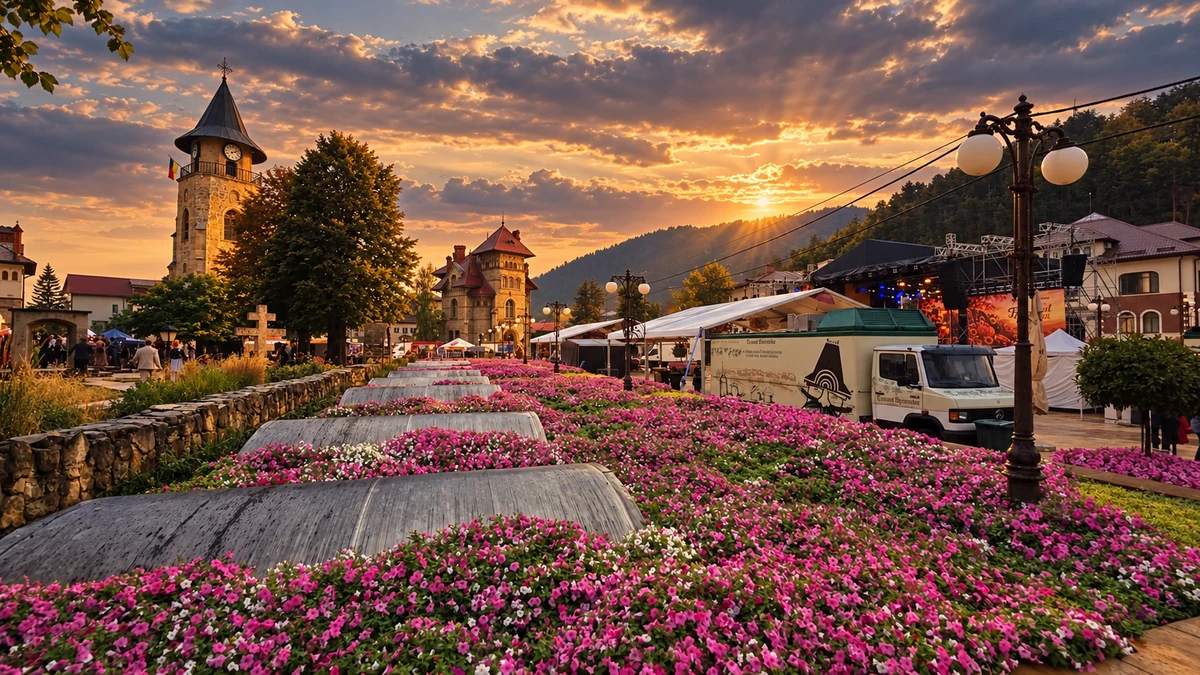 Curtea Domnească din Piatra-Neamț – fotografie prelucrată artistic