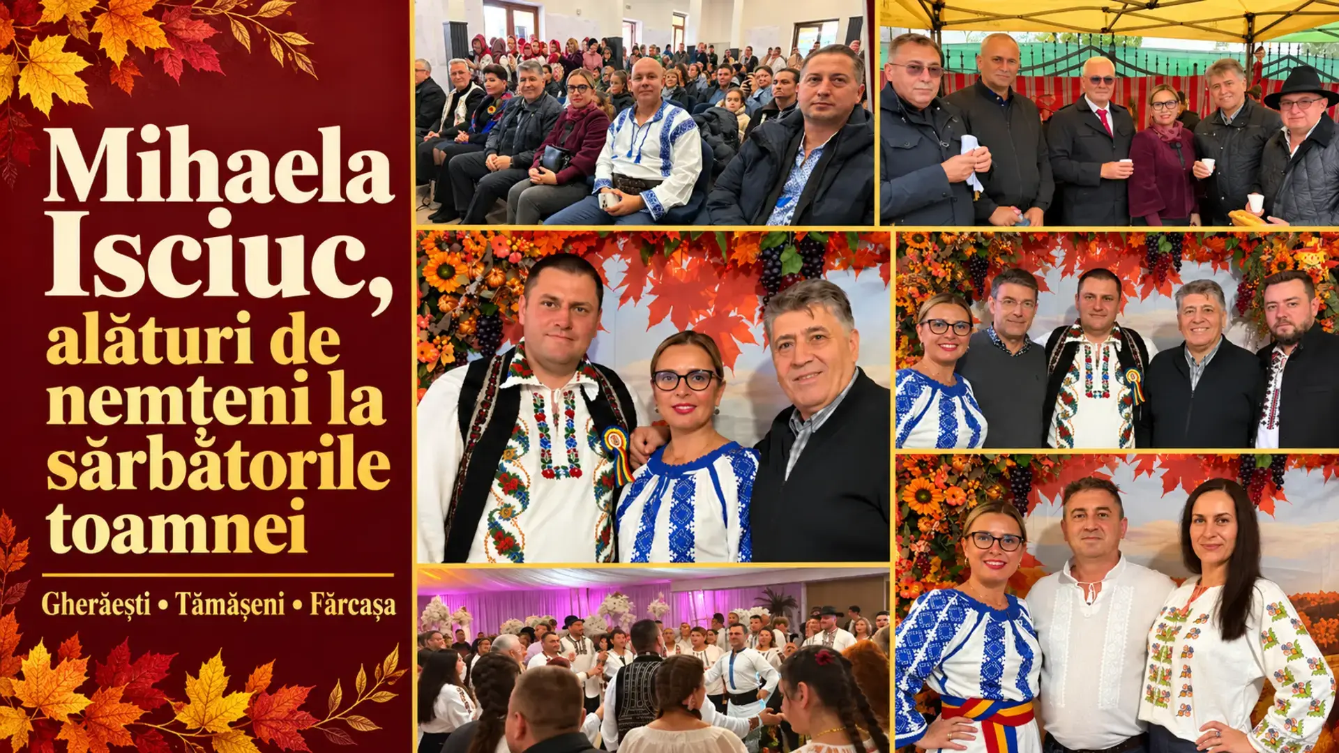 Mihaela Isciuc la întâlniri cu localnicii din Gherăești, Tămășeni și Fărcașa, alături de Laurențiu Leoreanu