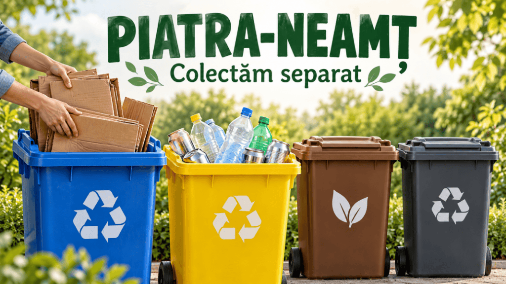 Colectarea deșeurilor la Piatra-Neamț: ce program se aplică la case și persoanelor juridice