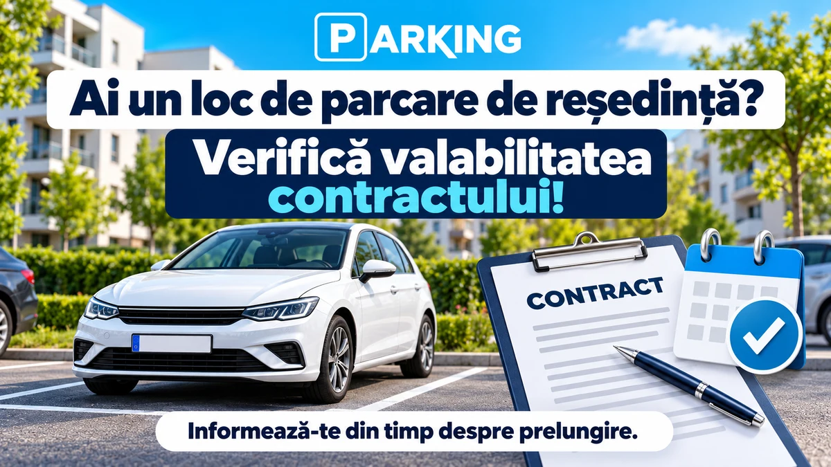Imagine ilustrativă Parking despre prelungirea contractelor pentru parcările de reședință