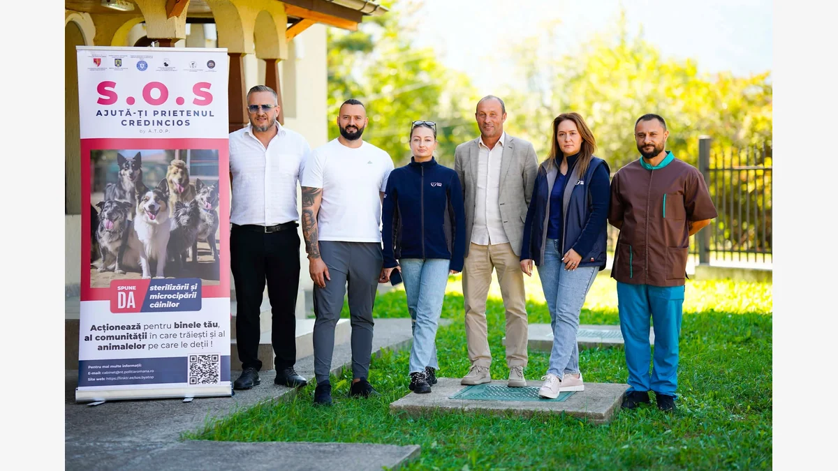 Echipa implicată în campania de sterilizare gratuită a câinilor la Pângărați
