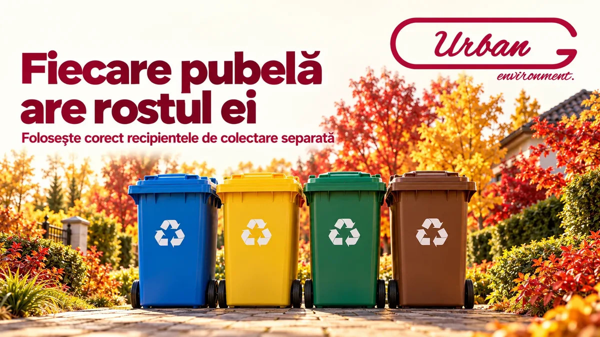 Urban Environment: colectare separată, compostarea frunzelor și gestionarea resturilor vegetale din curățenia de toamnă